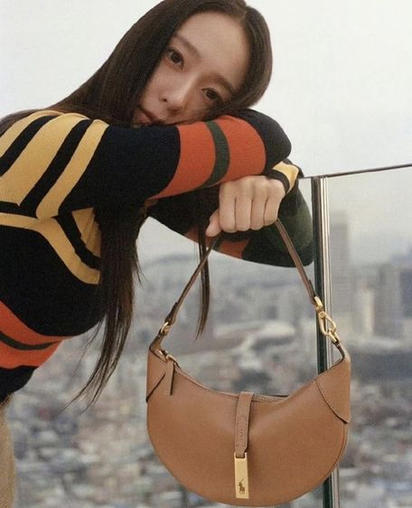 กระเป๋า Polo Ralph Lauren Polo Leather Mini Shoulder รูปที่ 9