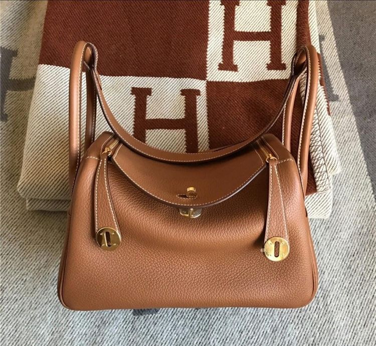กระเป๋าหนังวัวแท้ Aesthetic Togo Leather  Lindy26 รูปที่ 5