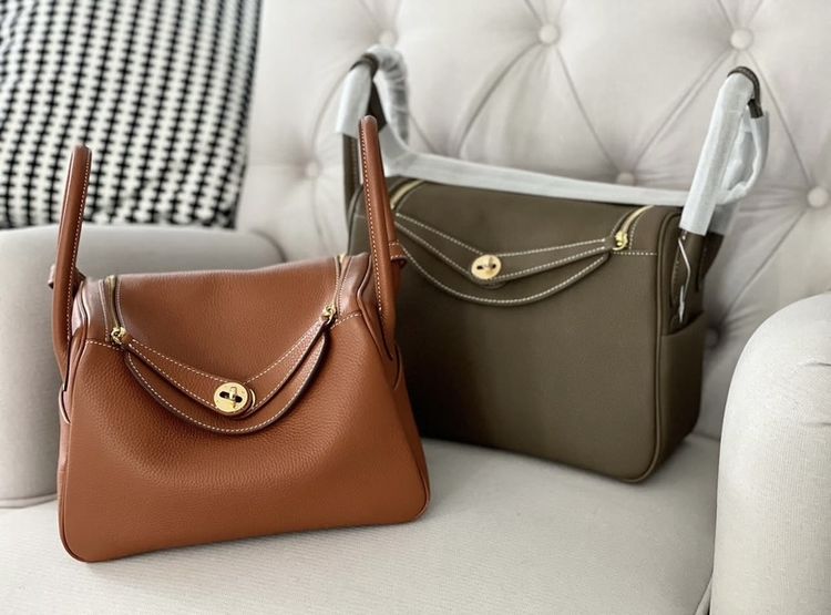 กระเป๋าหนังวัวแท้ Aesthetic Togo Leather  Lindy26 รูปที่ 6