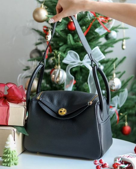 กระเป๋าหนังวัวแท้ Aesthetic Togo Leather  Lindy26 รูปที่ 2
