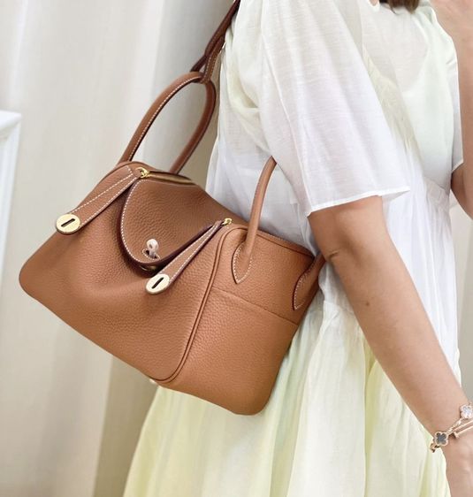 กระเป๋าหนังวัวแท้ Aesthetic Togo Leather  Lindy26 รูปที่ 7