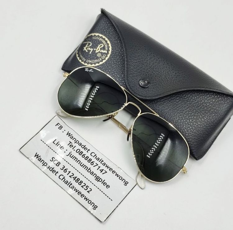 RayBan RB3025 Aviator Latge Metal L0205 58 mm. รูปที่ 3