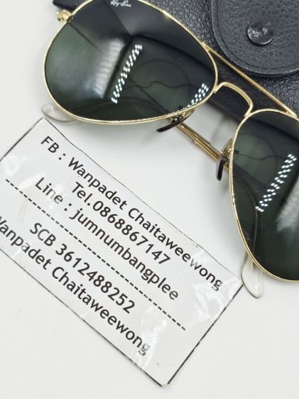 RayBan RB3025 Aviator Latge Metal L0205 58 mm. รูปที่ 4