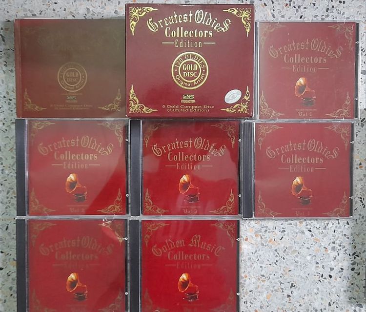 เพลงสากลรุ่นเก่า Greatest Oldies Collectors Edition (แบบแผ่นทอง 6 แผ่น ลิมิเต็ดอิดิชัน)