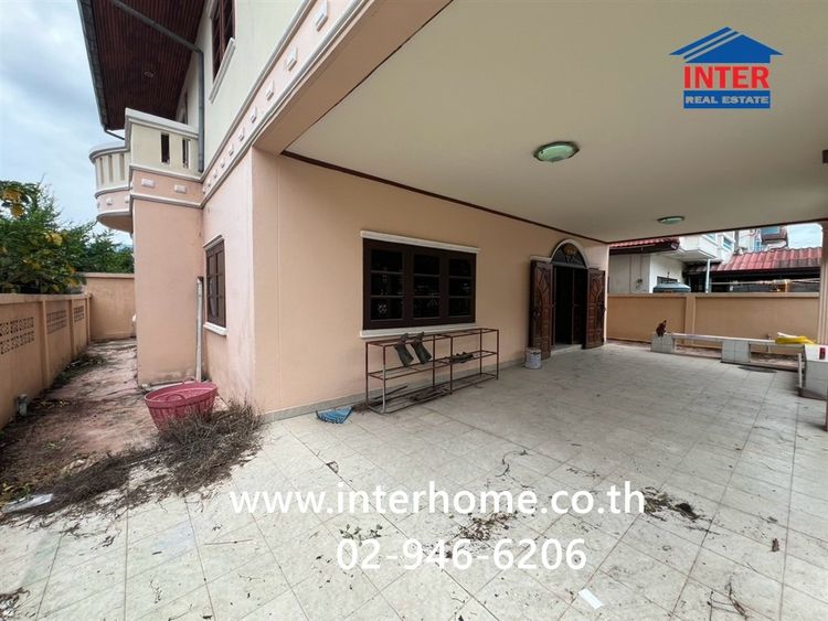 บ้านเดี่ยว 2 ชั้น 54 ตร.ว. หมู่บ้านอธิเชฐธานี ใกล้ตลาดพูนทรัพย์ ซอยสะพานปทุมธานี1 ถนนปทุมธานี-บางเลน (346) สามโคก ปทุมธานี รูปที่ 4