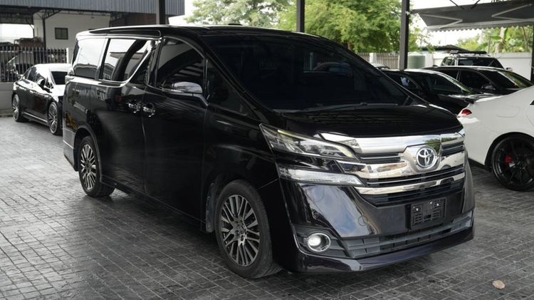 รถ Toyota Vellfire 2.5 Z G Edition สี ดำ