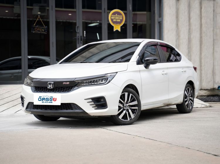 Honda City 2021 1.0 RS Sedan เบนซิน เกียร์อัตโนมัติ ขาว