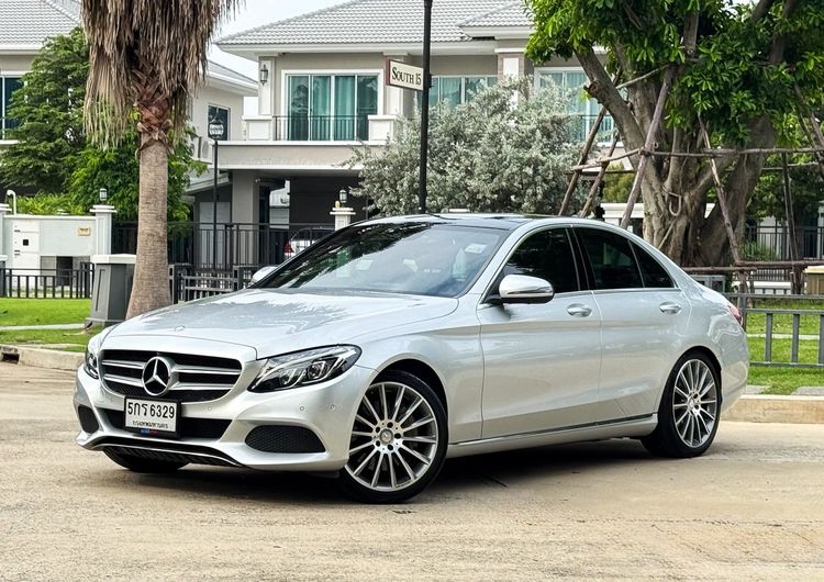 Mercedes-Benz C-Class 2016 C350 Sedan ปลั๊กอินไฮบริด (PHEV) ไม่ติดแก๊ส เกียร์อัตโนมัติ เทา
