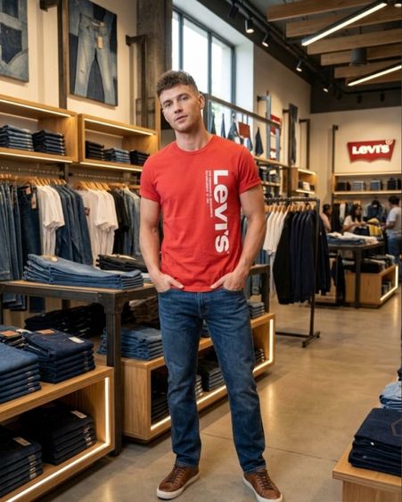 Levi's เสื้อทีเชิ้ต อื่นๆ แดง Levi s