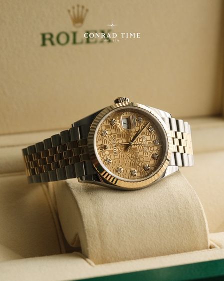 Rolex Datejust 126233 Champagne Anniversary Diamond Two-Tone Jubilee 2019 36mm. Fullset 99