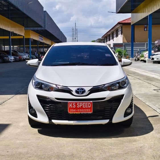 Toyota Yaris 2018 1.2 G Sedan เบนซิน ไม่ติดแก๊ส เกียร์อัตโนมัติ ขาว รูปที่ 2