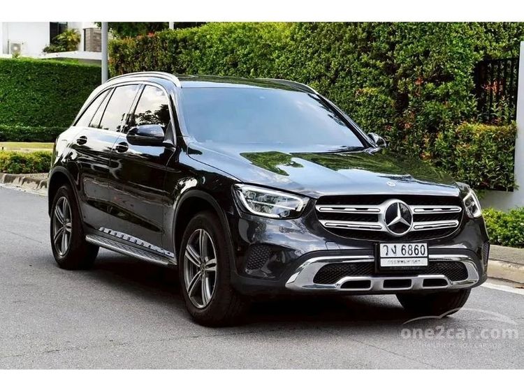 Mercedes-Benz GLC-Class 2021 GLC220d Utility-car ดีเซล ไม่ติดแก๊ส เกียร์อัตโนมัติ ดำ รูปที่ 4