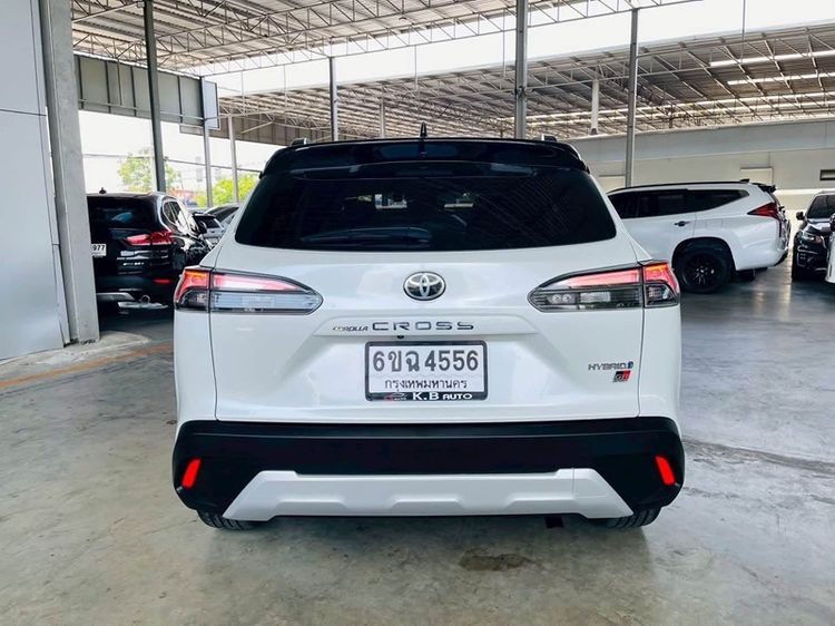 Toyota Corolla Cross 2022 1.8 Hybrid Premium Safety GR Sport Sedan ไฮบริด ไม่ติดแก๊ส เกียร์อัตโนมัติ ขาว รูปที่ 3