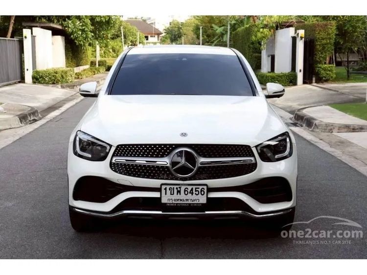 Mercedes-Benz GLC-Class 2021 GLC300e Utility-car ปลั๊กอินไฮบริด (PHEV) ไม่ติดแก๊ส เกียร์อัตโนมัติ ขาว รูปที่ 3