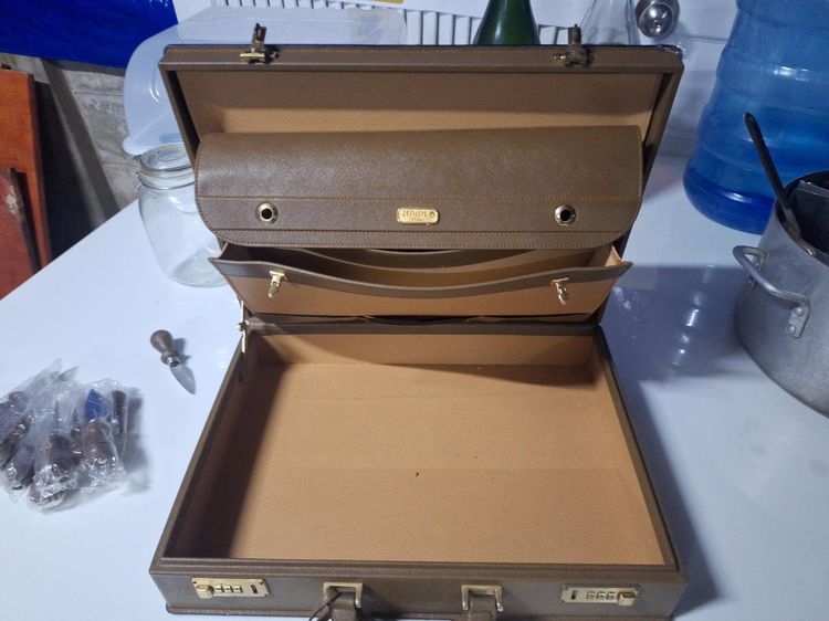 Vintage ZENITH Italy Executive Briefcase – Excellent Condition รูปที่ 4