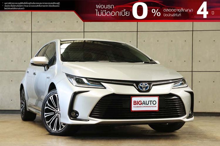Toyota Altis 2022 1.8 Hybrid Premium Sedan ไฮบริด ไม่ติดแก๊ส เกียร์อัตโนมัติ บรอนซ์เงิน