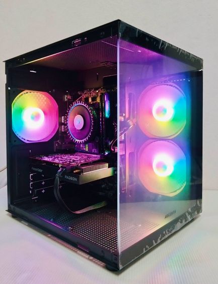 คอมพิวเตอร์PCประกอบพร้อมใช้แรงๆ SET I5 12400 + RAM 16G + VGA RX 6600 8G + NVMe 500G