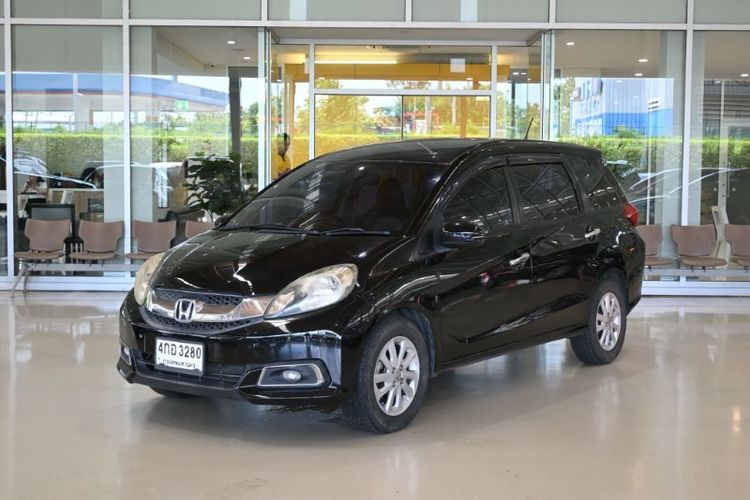 Honda Mobilio 2015 1.5 V Utility-car เบนซิน ไม่ติดแก๊ส เกียร์อัตโนมัติ ดำ