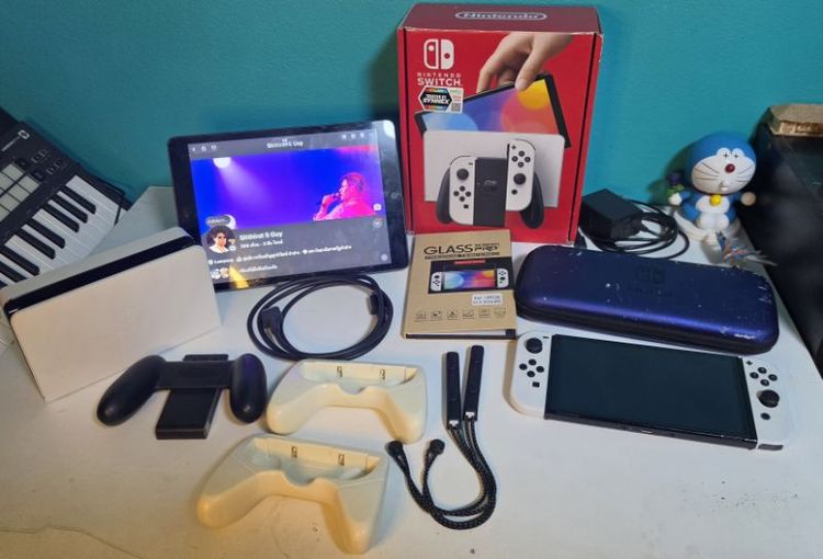 Nintendo Switch OLED สายมืด (แปลงระบบแล้ว)