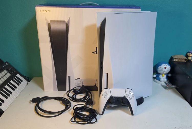 Sony เครื่องเกมส์โซนี่ เพลย์สเตชั่น PS5 (Playstation 5) PlayStation 5 (รุ่นใส่แผ่น Disc Edition) CFI-1218A 01
