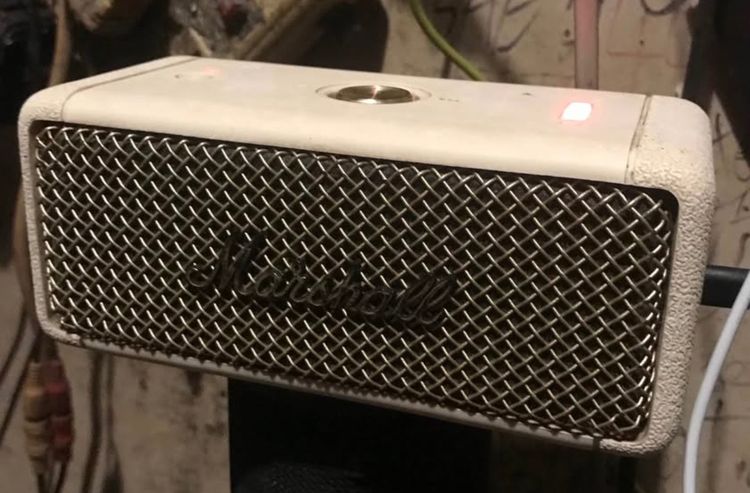 ลำโพง MARSHALL EMBERTON Bluetooth ของแท้ ใช้งานได้ปกติทุกอย่าง เสียงดีมากๆ