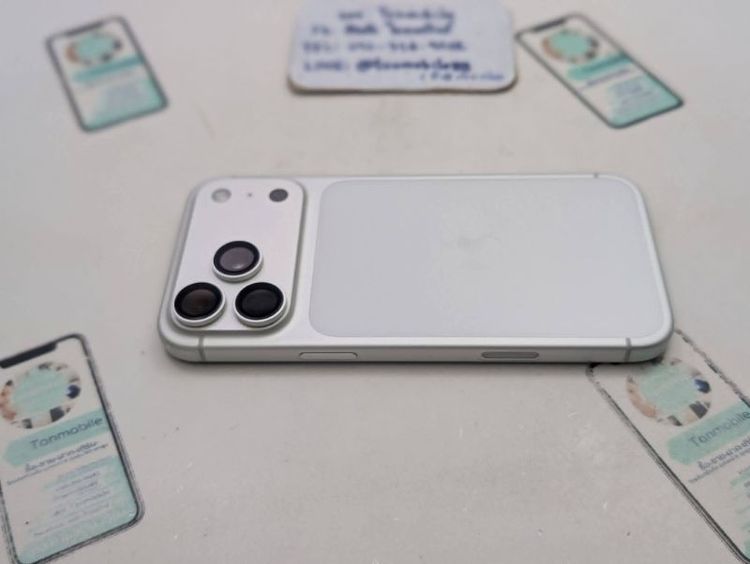 ขาย เทิร์น iPhone 17 Pro Max 256 Silver ศูนย์ไทย ของใหม่มือ 1 แกะเช็ค ประกันเดินวันนี้ รอบชาร์จ 0 รอบ เพียง 40,990 บาท ครับ รูปที่ 3