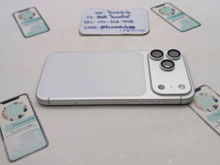 ขาย เทิร์น iPhone 17 Pro Max 256 Silver ศูนย์ไทย ของใหม่มือ 1 แกะเช็ค ประกันเดินวันนี้ รอบชาร์จ 0 รอบ เพียง 40,990 บาท ครับ รูปที่ 4