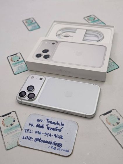 256 GB ขาย เทิร์น iPhone 17 Pro Max 256 Silver ศูนย์ไทย ของใหม่มือ 1 แกะเช็ค ประกันเดินวันนี้ รอบชาร์จ 0 รอบ เพียง 40,990 บาท ครับ