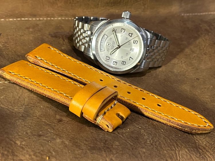 รับเทรเ Victorinox Ambassador Automatic สาย 2เส้น สายเหล็ก และสายหนังสั่งตัด  รูปที่ 13