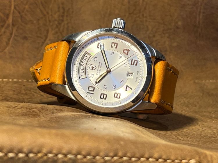 รับเทรเ Victorinox Ambassador Automatic สาย 2เส้น สายเหล็ก และสายหนังสั่งตัด  รูปที่ 17