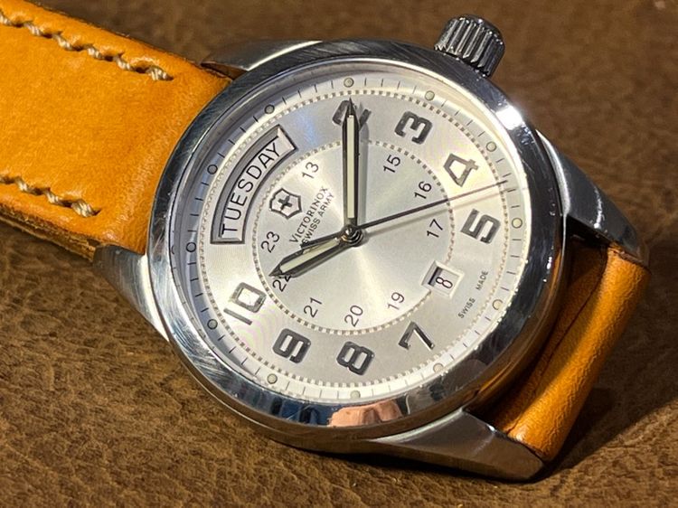 รับเทรเ Victorinox Ambassador Automatic สาย 2เส้น สายเหล็ก และสายหนังสั่งตัด  รูปที่ 5