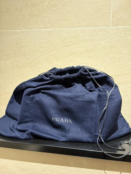 PRADA Canapa Demin tote รูปที่ 7