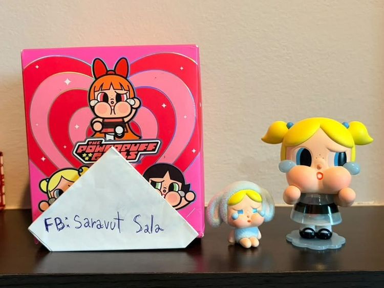 CRYBABY x The Powerpuff Girls Limited Edition(Bubbles) แกะตัวนอนตู้