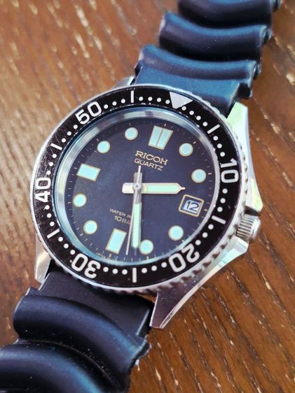 อื่นๆ ดำ RICOH Diver Quartz Japan vintage