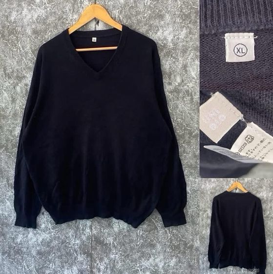 อื่นๆ เสื้อไหมพรม อื่นๆ อื่นๆ แขนยาว เสื้อกันหนาวไหมพรม UNIQLO แท้ 💯 size XL วัดจริงขนาด อก 23.5 ยาว 28  นิ้ว สภาพดีมาก ทรงสวย ดีเทลสวยเนื้อผ้านุ่ม หายากน่าสะสมครับ