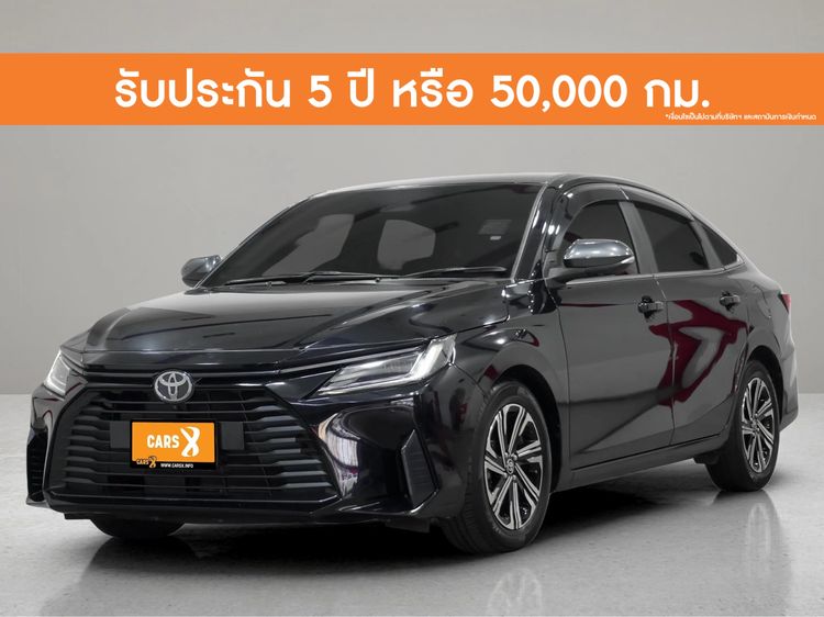 Toyota Yaris ATIV 2024 1.2 Premium Luxury Sedan เบนซิน ไม่ติดแก๊ส เกียร์อัตโนมัติ ดำ