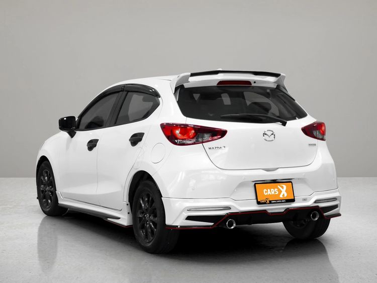 Mazda Mazda 2 2022 1.3 Skyactiv-G S Leather Sports Sedan เบนซิน ไม่ติดแก๊ส เกียร์อัตโนมัติ ขาว รูปที่ 4
