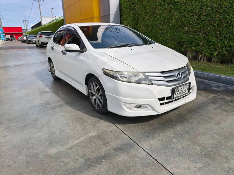 Honda City 2011 1.5 Sv i-VTEC Sedan เบนซิน ไม่ติดแก๊ส เกียร์อัตโนมัติ ขาว