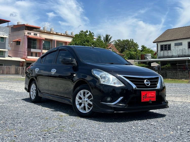 Nissan Almera 2014 1.2 VL Sedan เบนซิน ไม่ติดแก๊ส เกียร์อัตโนมัติ ดำ รูปที่ 2