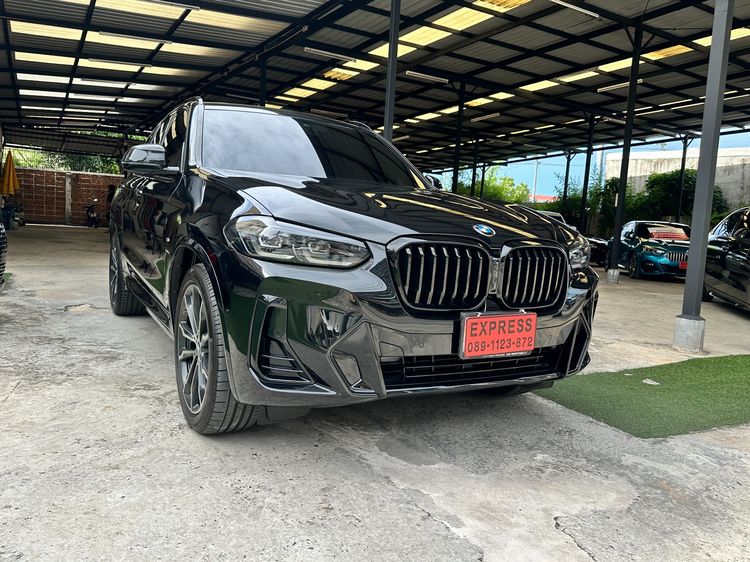 BMW X3 2022 2.0 xDrive20d M Sport Utility-car ดีเซล ไม่ติดแก๊ส เกียร์อัตโนมัติ ดำ