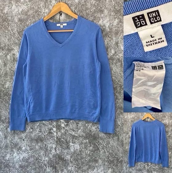 อื่นๆ เสื้อไหมพรม ฟ้า แขนยาว เสื้อกันหนาวไหมพรม UNIQLO Lady แท้ 💯 size L วัดจริงขนาด อก 19 ยาว 24.5 นิ้ว สภาพดีมาก ทรงสวย ดีเทลสวยเนื้อผ้านุ่ม หายากน่าสะสมครับ