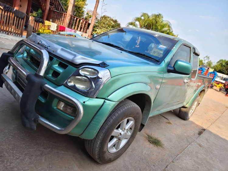 Isuzu D-MAX 2004 3.0 Hi-Lander Ddi i-TEQ Pickup ดีเซล ไม่ติดแก๊ส เกียร์ธรรมดา เขียว