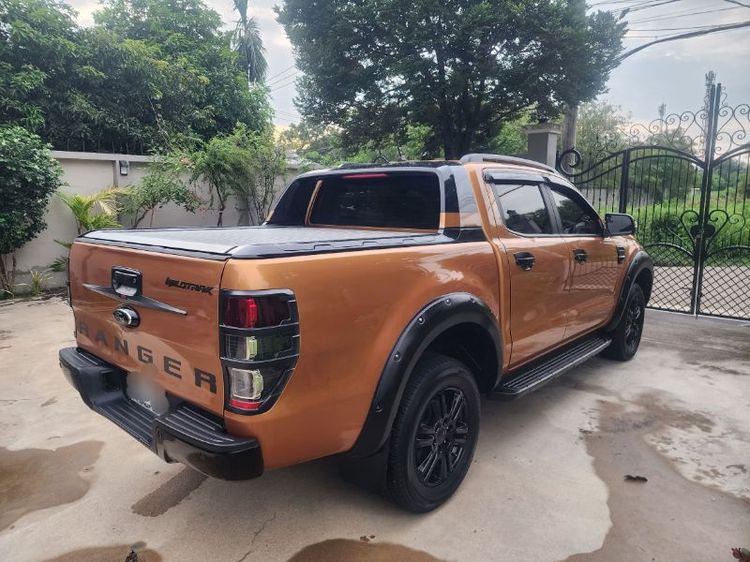 Ford Ranger 2020 2.0 Bi-Turbo Hi-Rider Wildtrak Pickup ดีเซล ส้ม รูปที่ 4