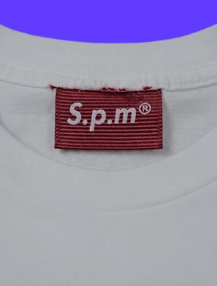 Supreme LA classic solid red Box Logo Tee in White                                                                               รูปที่ 2