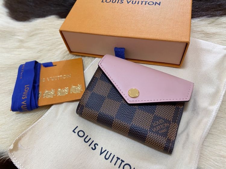 หญิง ชมพู หนังแท้ อื่นๆ กระเป๋าตังค์สามพับ Louis Vuitton 
