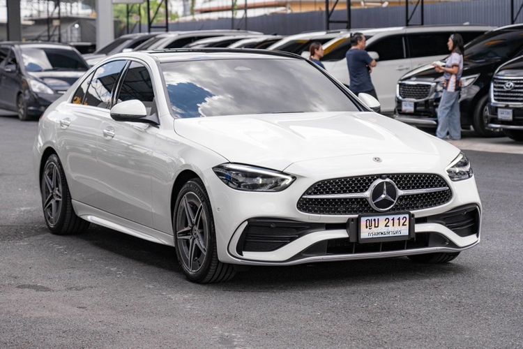 รถ Mercedes-Benz C-Class C350 สี ขาว