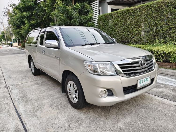 Toyota Hilux Vigo Champ 2013 Smart Cab 2.7 J Pickup เบนซิน ไม่ติดแก๊ส เกียร์ธรรมดา บรอนซ์ทอง