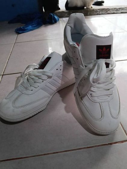 Nike รองเท้าผ้าใบ UK 7.5 | EU 41 1/3 | US 9 ขาว ร้องเท้ามือสอง
