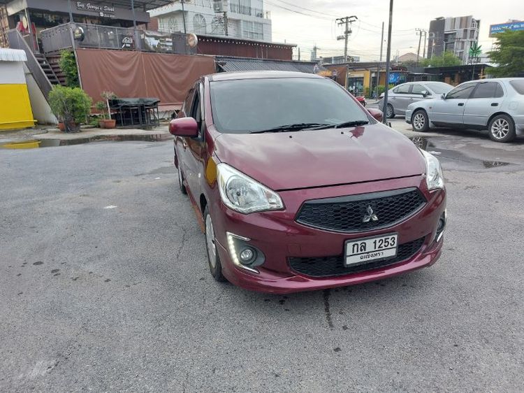 Mitsubishi Attrage 2019 1.2 GLX Sedan เบนซิน ไม่ติดแก๊ส เกียร์อัตโนมัติ แดง