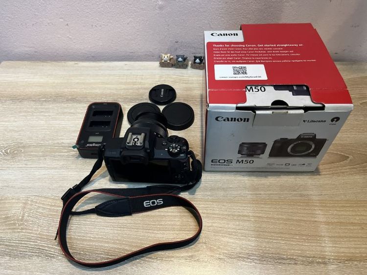 กล้องมิลเลอร์เลส ไม่กันน้ำ กล้อง Canon EOS M50 พร้อมเลนส์คิทราคา